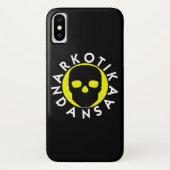 NARKOTIKA LIV Ananas coque iPhone X noir N3 (Dos)
