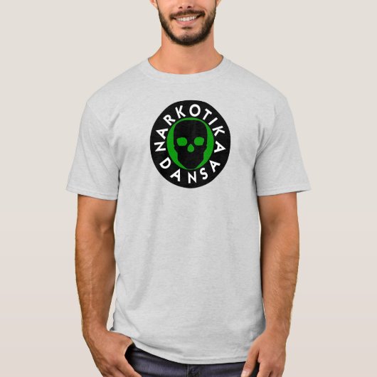 NARKOTIKA LIV Bos Groen T-shirt basic N4 (Voorkant)