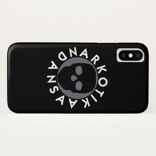 NARKOTIKA LIV Sinker coque iPhone X noir N3 (Dos (Horizontal))