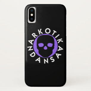 NARKOTIKA LIV Violet coque iPhone X noir N3