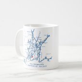 Narragansett Bay Newport RI Gift Koffiemok (Voorkant links)