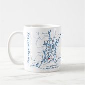 Narragansett Bay Newport RI Gift Koffiemok (Links)