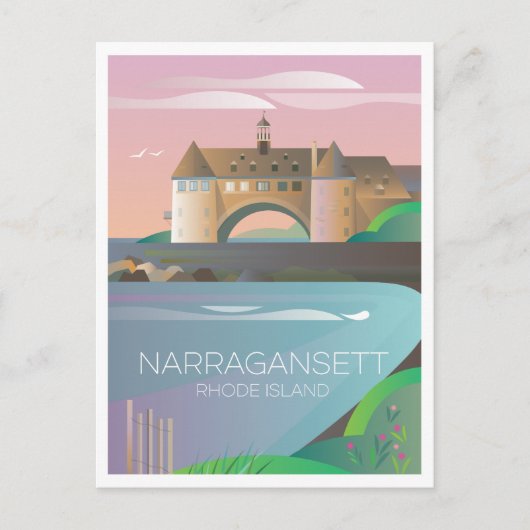 Narragansett-Briefkaart Briefkaart (Voorkant)