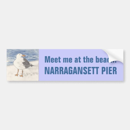 NARRAGANSETT bumper sticker (Voorkant)