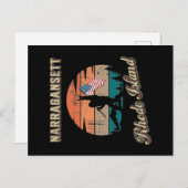 Narragansett Rhode Island Briefkaart (Voorkant / Achterkant)