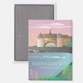 Narragansett, Rhode Island Refrigerator Magnet (Recto/Verso)