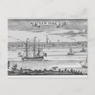 Narrative and Critical History of America" Briefkaart