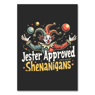 Narren goedgekeurde Schelmenstreek Circus Clown  Kaart