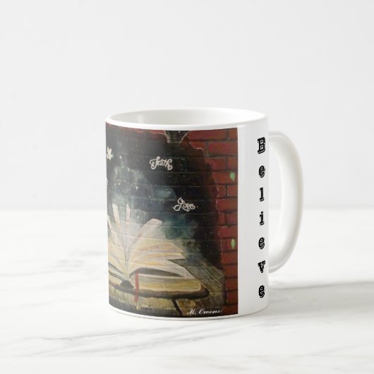 N'arrêtez pas de croire à la Mug (Devant droit)