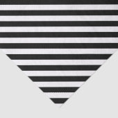 Narrow Black en White Stripes Pattern Tissuepapier (Detail)