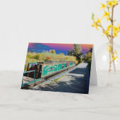 Narrow Boat Ellesmere Kaart (Gele Bloem)