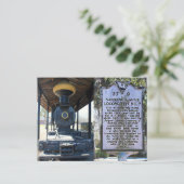 Narrow Gage Locomotive Briefkaart (Staand voorkant)