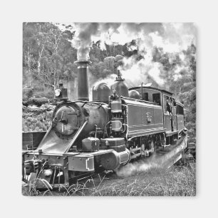 Narrow Gage Steam Train Puffing Engine Magneet