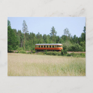Narrow gauge trein bij Änghult Briefkaart