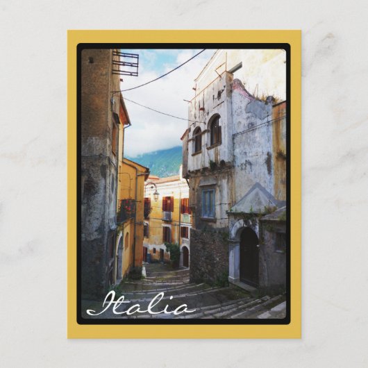 Narrow Italy Street Briefkaart (Voorkant)