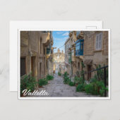 Narrow street in Malta Briefkaart (Voorkant / Achterkant)