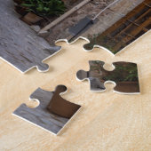 Narrow street in Valldemossa, Mallorca Legpuzzel (Zijkant)