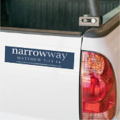 Narrow Way Bumpersticker (Op Truck)