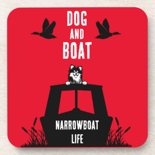 Narrowboat Canalboat Living Bier Onderzetter