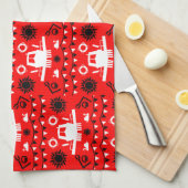 Narrowboat Decor en geschenken Theedoek (Quarter Fold)