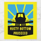 Narrowboat Gift Ideas Wijn Etiket (Enkel label)