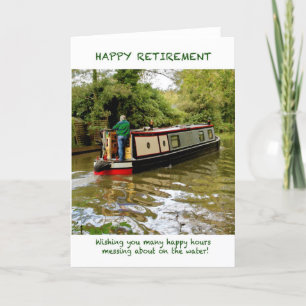 Narrowboat Happy Retirement Kaart