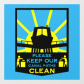 Narrowboat Stickers And Signs (Vel)