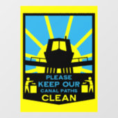 Narrowboat Stickers And Signs (Vel)