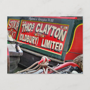 NARROWBOATS BRIEFKAART