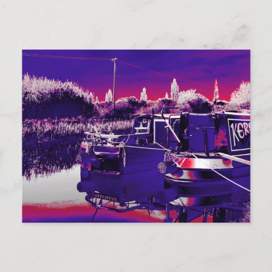 NARROWBOATS BRIEFKAART (Voorkant)
