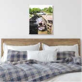 NARROWBOATS CANVAS AFDRUK (Insitu (Slaapkamer))