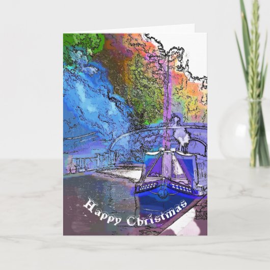 NARROWBOATS FEESTDAGEN KAART (Voorkant)