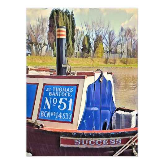NARROWBOATS FOTO AFDRUK (Voorkant)