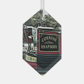 NARROWBOATS GLAS ORNAMENT (Voorkant Rechts)