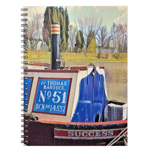 NARROWBOATS NOTITIEBOEK (Voorkant)