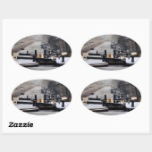 NARROWBOATS OVALE STICKER (Vel)