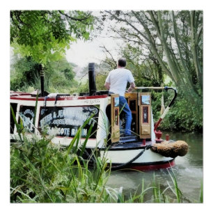 NARROWBOATS PERFECT POSTER