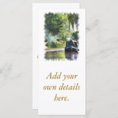 NARROWBOATS RACK CARDS (Voorkant / Achterkant)