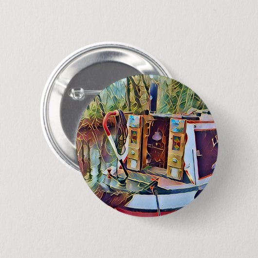 NARROWBOATS RONDE BUTTON 5,7 CM (Voorkant /achterkant)