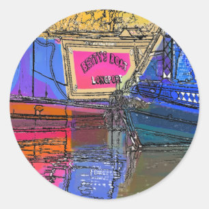 NARROWBOATS RONDE STICKER