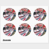 NARROWBOATS RONDE STICKER (Vel)