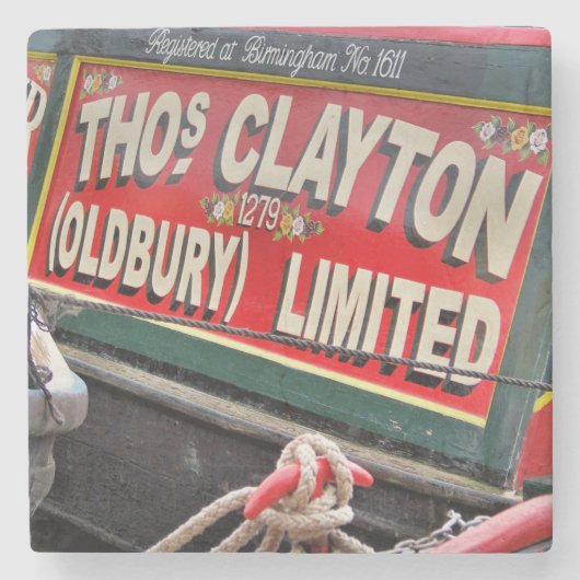 NARROWBOATS STENEN ONDERZETTER (Voorkant)