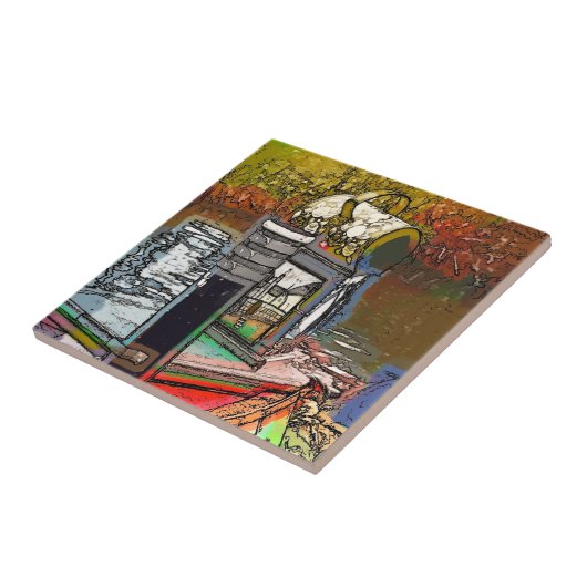 NARROWBOATS TEGELTJE (Zijkant)