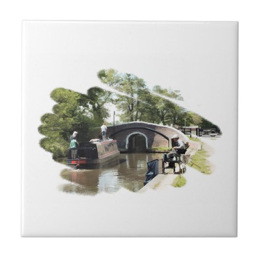 NARROWBOATS TEGELTJE (Voorkant)