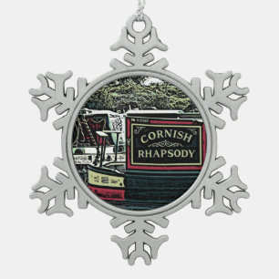 NARROWBOATS TIN SNEEUWVLOK ORNAMENT
