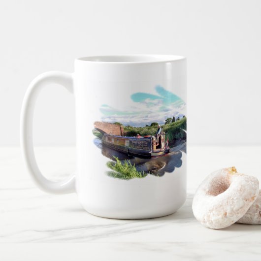 NARROWBOATS UK COFFEE MOK (Met donut)