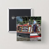 NARROWBOATS VIERKANTE BUTTON 5,1 CM (Voorkant /achterkant)