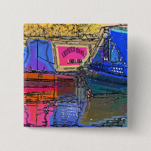 NARROWBOATS VIERKANTE BUTTON 5,1 CM