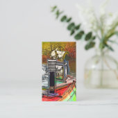 NARROWBOATS VISITEKAARTJE (Staand voorkant)