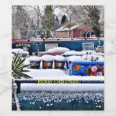 NARROWBOATS WIJN ETIKET (Enkel label)